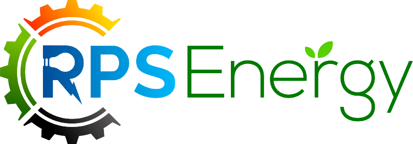 A black background with the word energy written in blue and green.